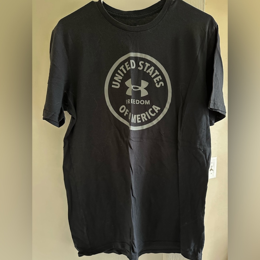 Under Armour Men's Black Freedom T-Shirt